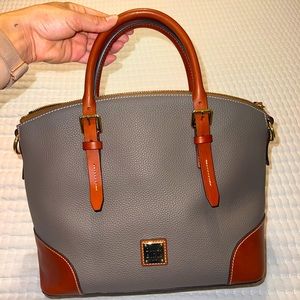 DOONEY & BOURKE PEBBLE GRAIN DONE SATCHEL